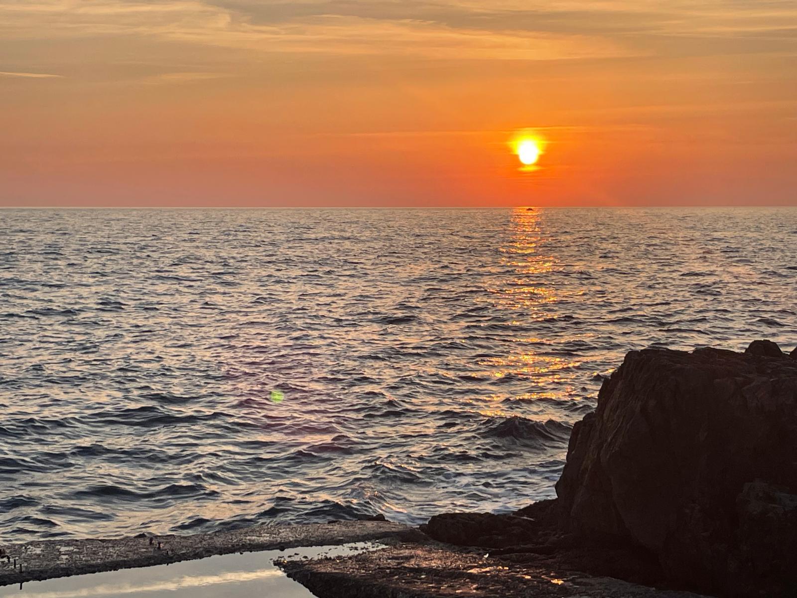 Sunset over the Adriatic